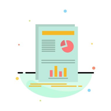 Sunum, Düzen, Grafik, Başarı Soyut Düz Renk Simgesi Te