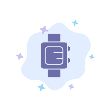 Soyut Bulut Arka Planda El İzle, Saat, Okul Mavisi Simgesi