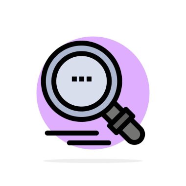 Arama, Bul, Motivasyon Soyut Daire Arka Plan Düz renk I