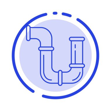 Boru, Tesisatçı, Tamir, Araçlar, Su Mavi Noktalı Satır Simgesi