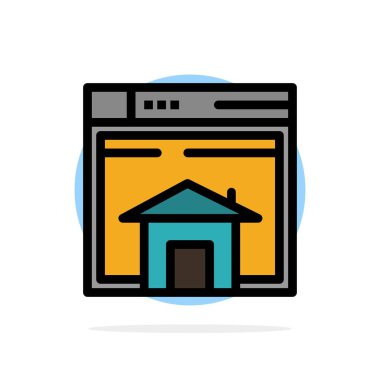 Ana sayfa, Satış, Web, Düzen, Sayfa, Web Sitesi Soyut Daire Backgroun