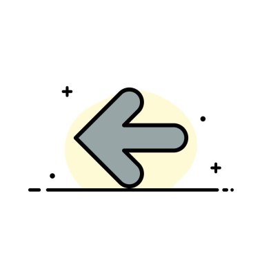 Ok, Oklar, Sırt, Point Back İş Düz Çizgi Dolu Simge 