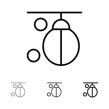 Çanta, boksör, boks, delme, eğitim kalın ve ince siyah çizgi 