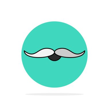bıyık, hipster, Movember, Erkek, erkekler düz renk simge vektör