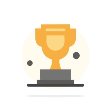 Ödül, Kupa, Kupa, Kanada Soyut Daire Arka Plan Düz renk