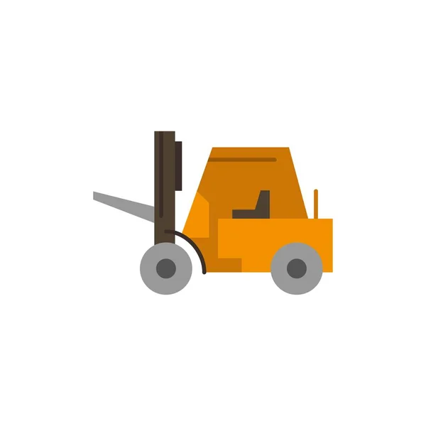 Lifter, Lifting, Truck, Transport  Flat Color Icon. Vector icon — Stock Vector