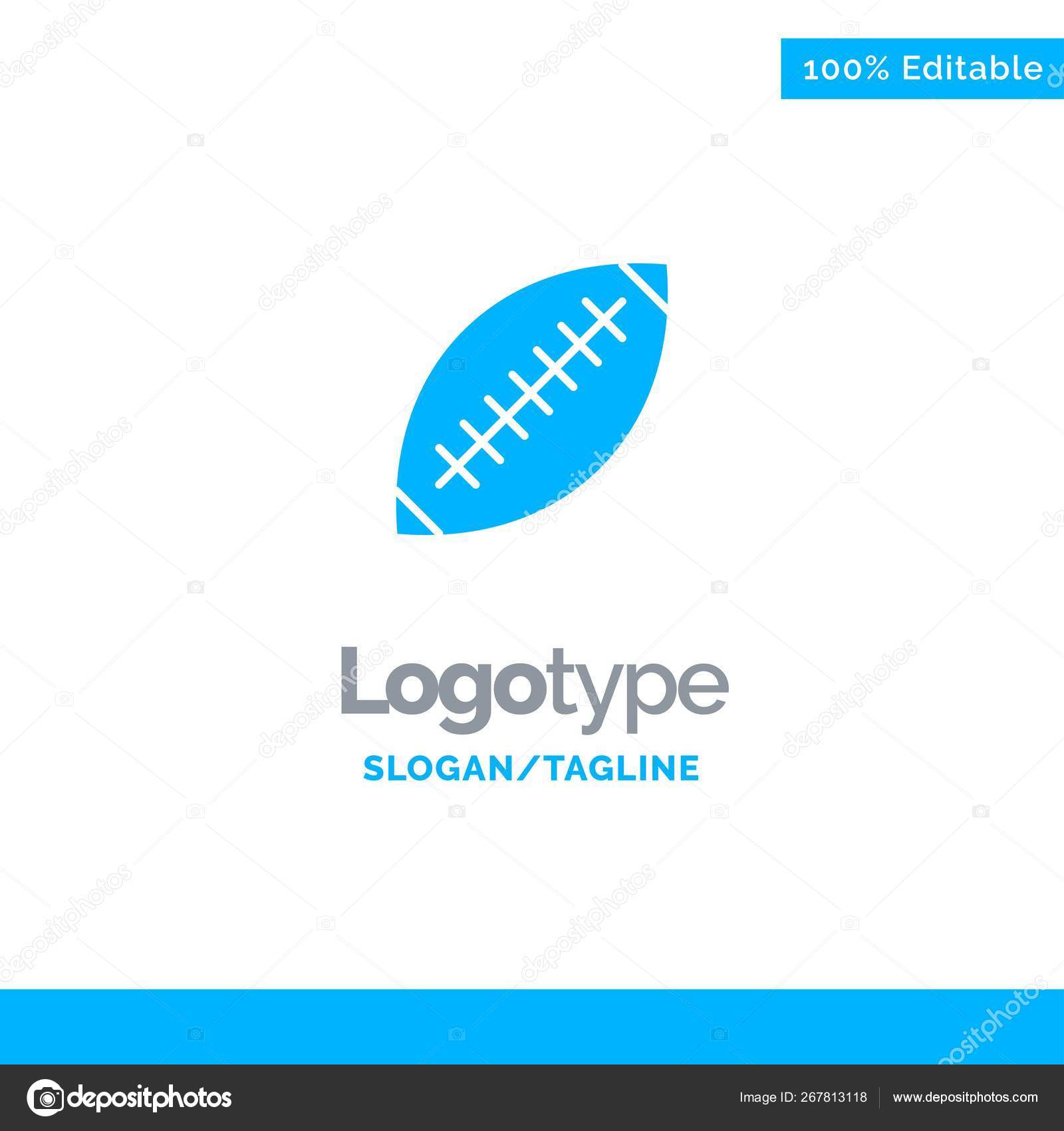 Afl Australia Football Rugby Rugby Ball Sport Sydney Blue Stock Vector C Flatart 267813118