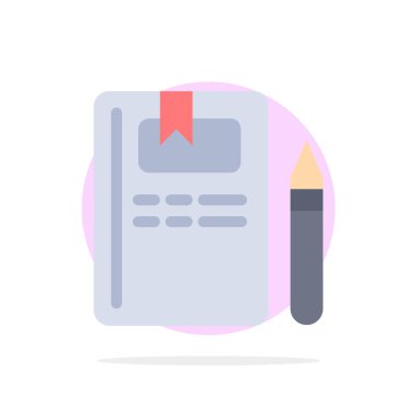 Kitap, Eğitim, Bilgi, Kalem Soyut Daire Arka Plan Fl