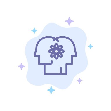 Yetenek, İnsan, İyileştirme, Yönetim, Abst İnsanlar Mavi Simge