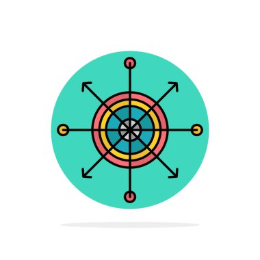 Odak, Tahta, Dart, Ok, Hedef Soyut Daire Arka Plan Fla