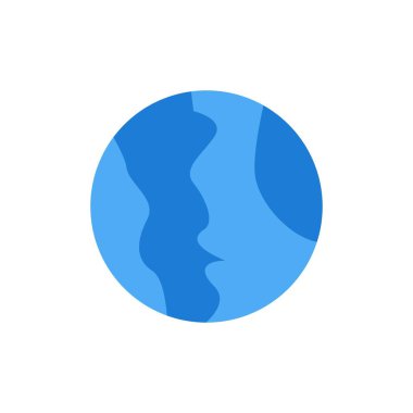 Küresel, Konum, Harita, Dünya, Coğrafya Düz Renk Simgesi. Vektör