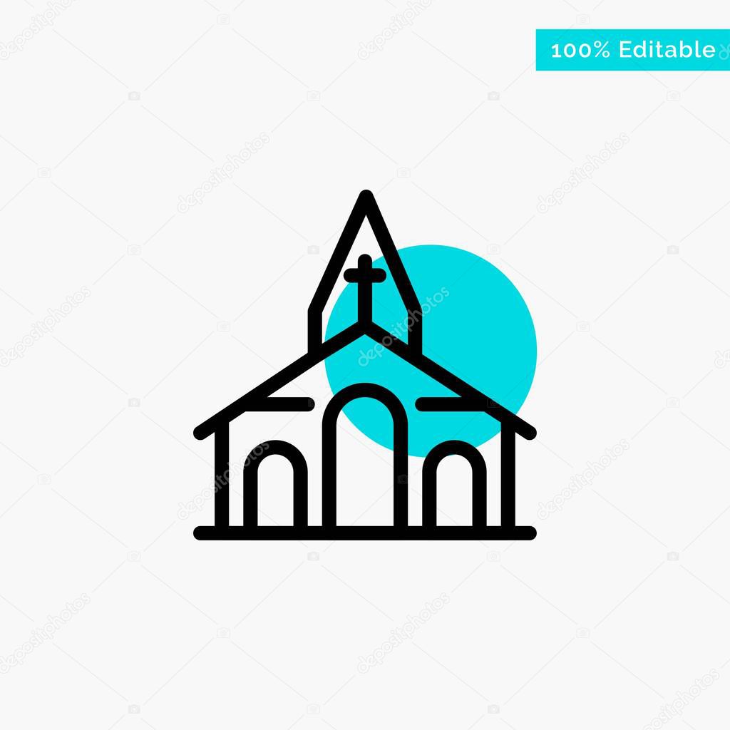 Building, Christmas, Church, Spring turquoise highlight circle p