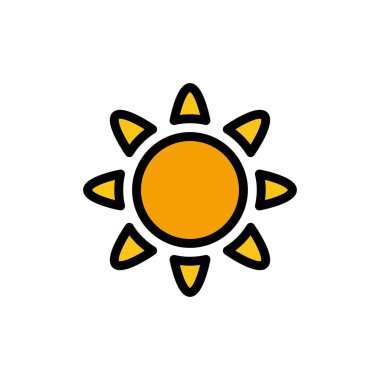 Web düz renk simgesi. Vektör simgesi Banner şablonu
