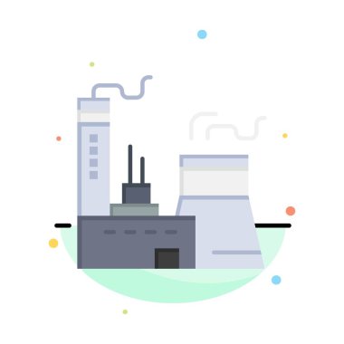 İnşaat, İnşaat, Fabrika, Sanayi İş Logo Şablonu