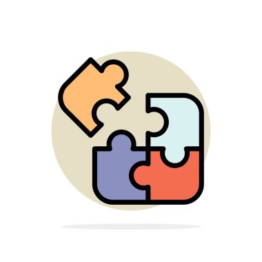 İş, Oyun, Mantık, Bulmaca, Kare Soyut Daire Arka Plan