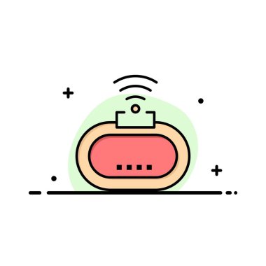 Cihaz, Güvenlik, Wifi, Sinyal İş Düz Hat Dolu Simge V