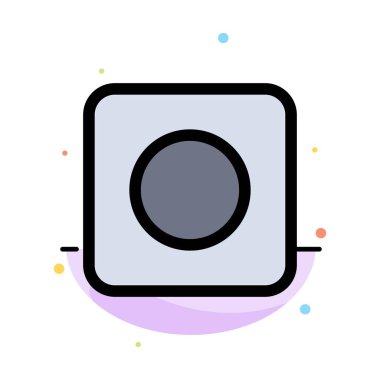 Uygulama, Tarayıcı, Özet Düz Renk Simgesi Şablonu maksimize