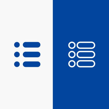 Liste, Görev, Metin, Satır Yaz ve Gph Solid simgesi Mavi afiş Li