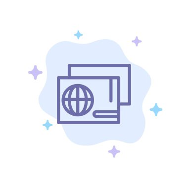 Soyut Bulut B'de Kimlik, Geçiş, Pasaport, Alışveriş Mavisi Simgesi