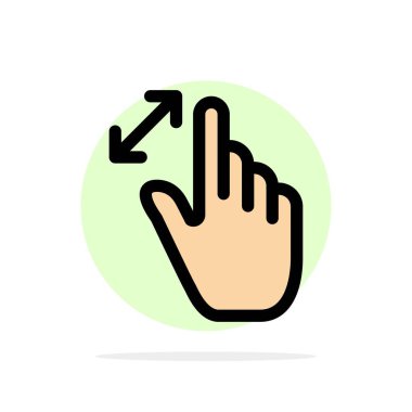 Genişletmek, Jestler, Arayüz, Büyütme, Touch Abstract Circl