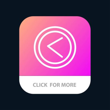 Ok, Arayüz, Sol, Kullanıcı Mobil Uygulama Düğmesi. Android ve Ios 