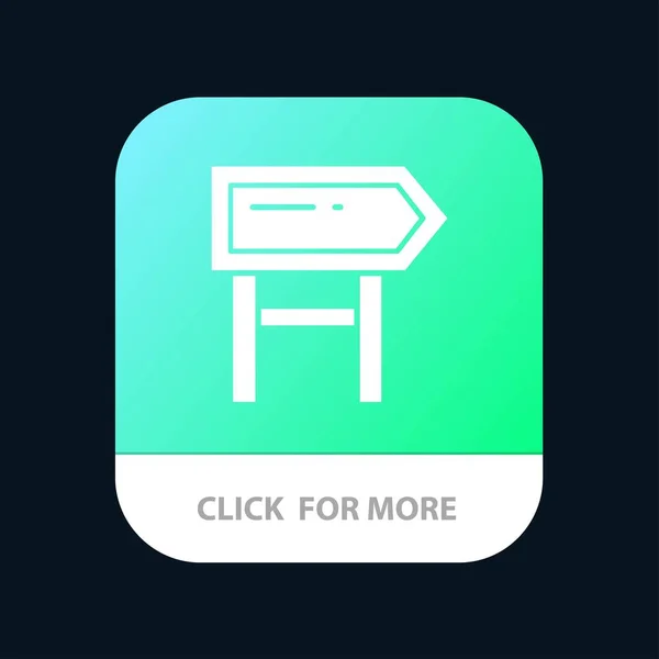 Richtung, Bord, Standort, Motivation mobile App-Taste. androi — Stockvektor
