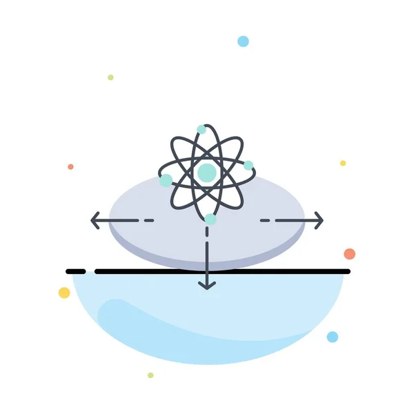 Negócios, conceito, ideia, inovação, luz Flat Color Icon Vecto —  Vetores de Stock