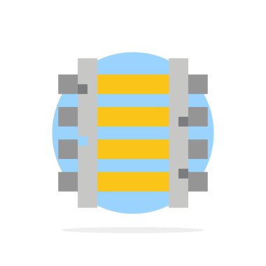 Demiryolları, İstasyon, Tren, Ulaşım Soyut Daire Backgro