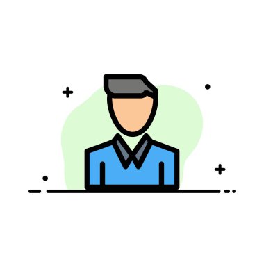 Hesap, İnsan, İnsan, Kişi, Profil İş Düz Hat Dolu 