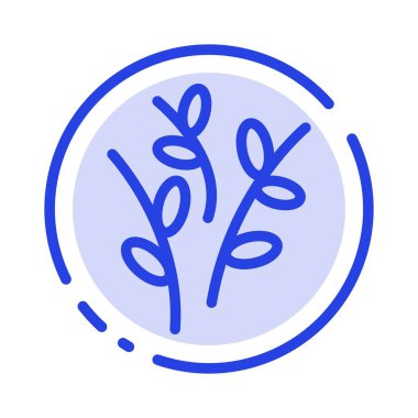 Tomurcuklar, Catkin, Paskalya, Doğa Mavi Noktalı Satır Simgesi