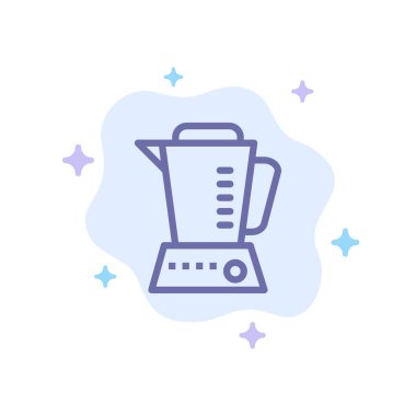 Blender, Elektrik, Ev, Soyut Bulut Bac Makine Mavi Simge