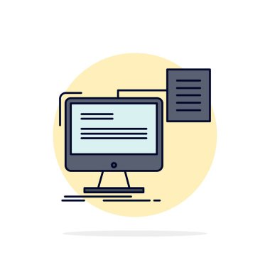 özgeçmiş, depolama, baskı, cv, belge Düz Renk Simge Vektör