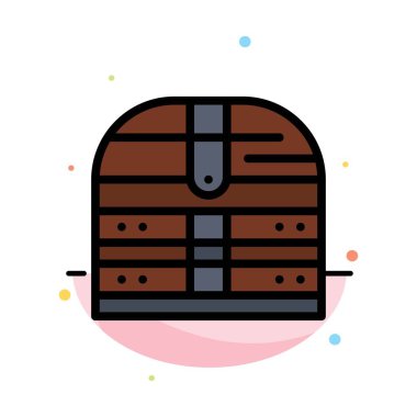 Kutu, Para, İrlanda, Güvenlik Soyut Düz Renk Simgesi Şablon