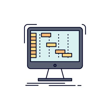 Ableton, uygulama, daw, dijital, sequencer Düz Renk Simge Ve