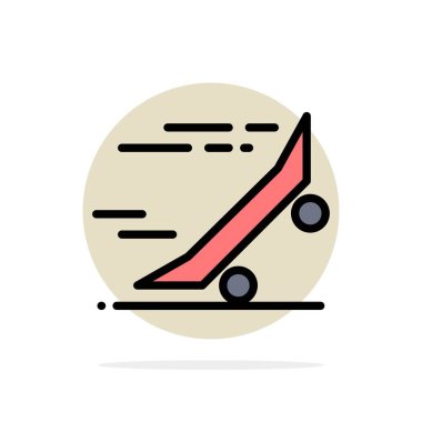 Hızlı, Ride, Binicilik, Kaykay, Kaykay Soyut Daire Backg