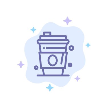 Alkol, İçki, Meyve Suyu, Soyut Bulut Backgroun'da Abd MaviSi İkonu