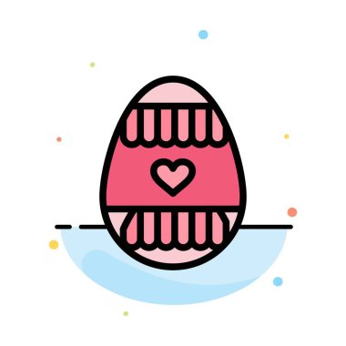 Paskalya Yumurtası, Yumurta, Tatil, Tatil Soyut Düz Renk Simgesi Temp