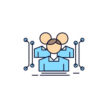 Antropometri, vücut, veri, insan, kamu Düz Renk Simge Vektör