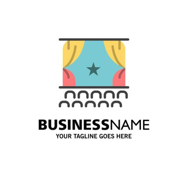 Sinema, İlk, Film, Performans, Premiere İş Logo Templat