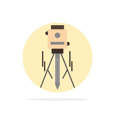 Lazer, Bina, İnşaat, Seviye, Araç Soyut Daire Backg