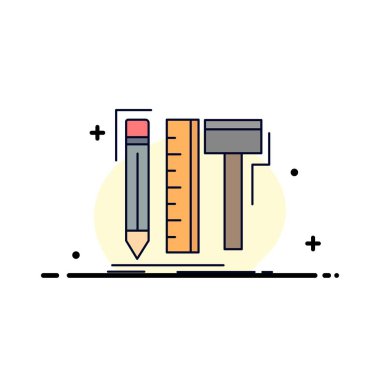 Tasarım, tasarımcı, dijital, araçlar, kalem Düz Renk Simge Vektör
