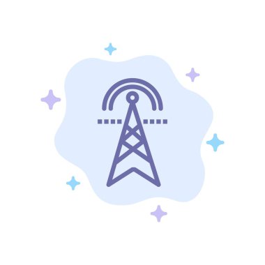 Elektrik Kulesi, Elektrik, Güç, Kule, Bilgisayar Mavi Simge o