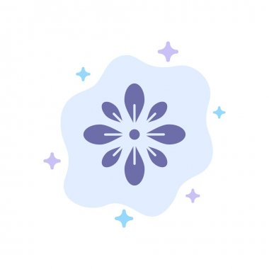 Kutlamak, süslemeleri, dekorasyon, Diwali, Hindu, Holi mavi Icon o