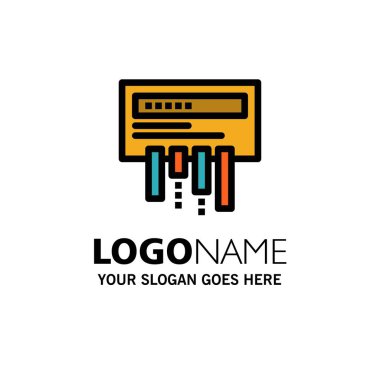 Alıcı, yönlendirici, WiFi, radyo Iş logosu şablonu. Düz renk