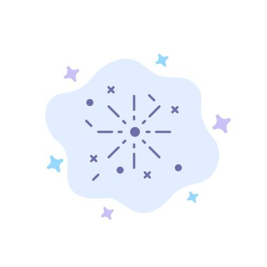 Soyut Bulut Arka Plan üzerinde Yangın, Tatil, Paskalya Mavisi Simgesi