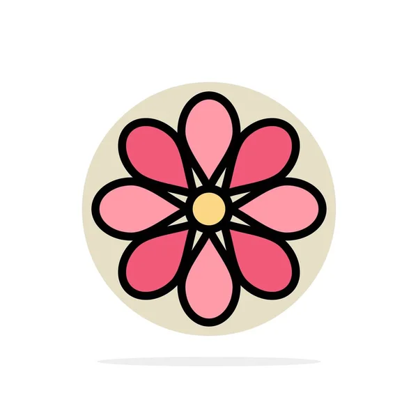 Fleur, Décoration, Pâques, Fleur, Plante Résumé Cercle Backgr — Image vectorielle