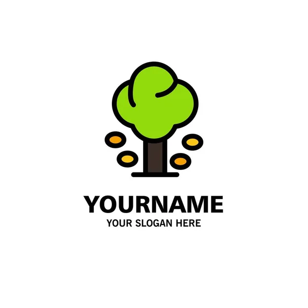 Plantilla de logotipo de negocio de árboles, Medio ambiente, Bosque, Verde . — Vector de stock