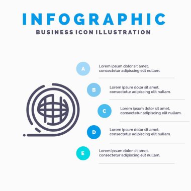5 adımlı Dünya, Çevre, Gezegen, Şekillendirme, Terra Line simgesi