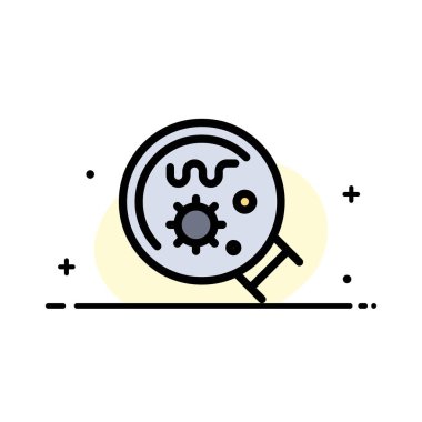 Mikroplar, Laboratuvar, Büyüteç, Bilim İş Düz Hat Dolu