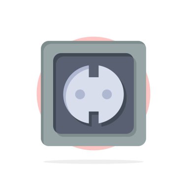 Elektrik, Enerji, Fiş, Güç Kaynağı, Soket Soyut Daire B